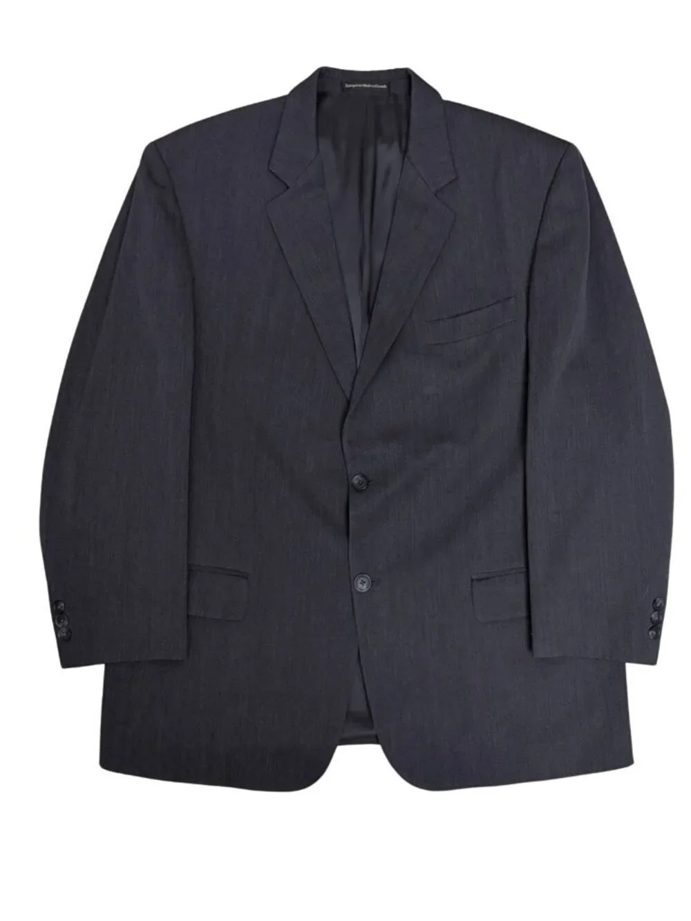 JOSEPH & FEISS SUIT Vintage WORSTED WOOL Grey Blazer Pants Mens 44R